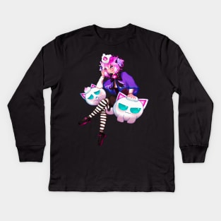 Strawberry crepe cookie- Cookie Run Kingdom Kids Long Sleeve T-Shirt